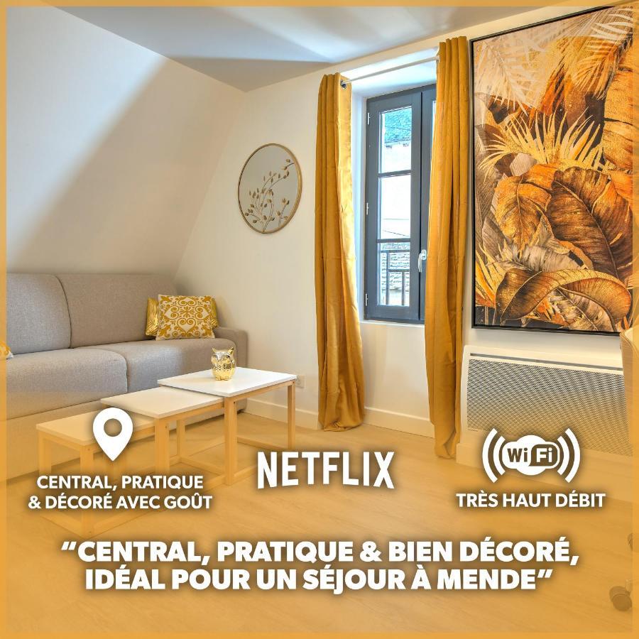 Le Goldenleaf - Netflix/Wi-Fi Fibre - Sejour Lozere Daire Mende Dış mekan fotoğraf